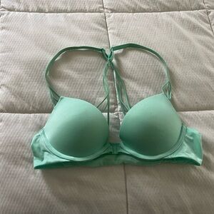 Victoria’s Secret VS Very Sexy Strappy Back Aqua Front Close Push-up Bra
